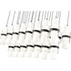 Cayden 23 Light 54 inch Matte Black Linear Chandelier Ceiling Light
