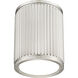 Stari LED 6.25 inch Brushed Nickel Flush Mount Ceiling Light