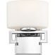 Privet LED 6.75 inch Chrome Wall Sconce Wall Light
