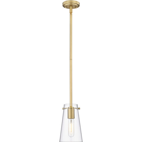Kira 1 Light 5 inch Modern Gold Pendant Ceiling Light