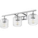 Landon 3 Light 24 inch Chrome Vanity Wall Light
