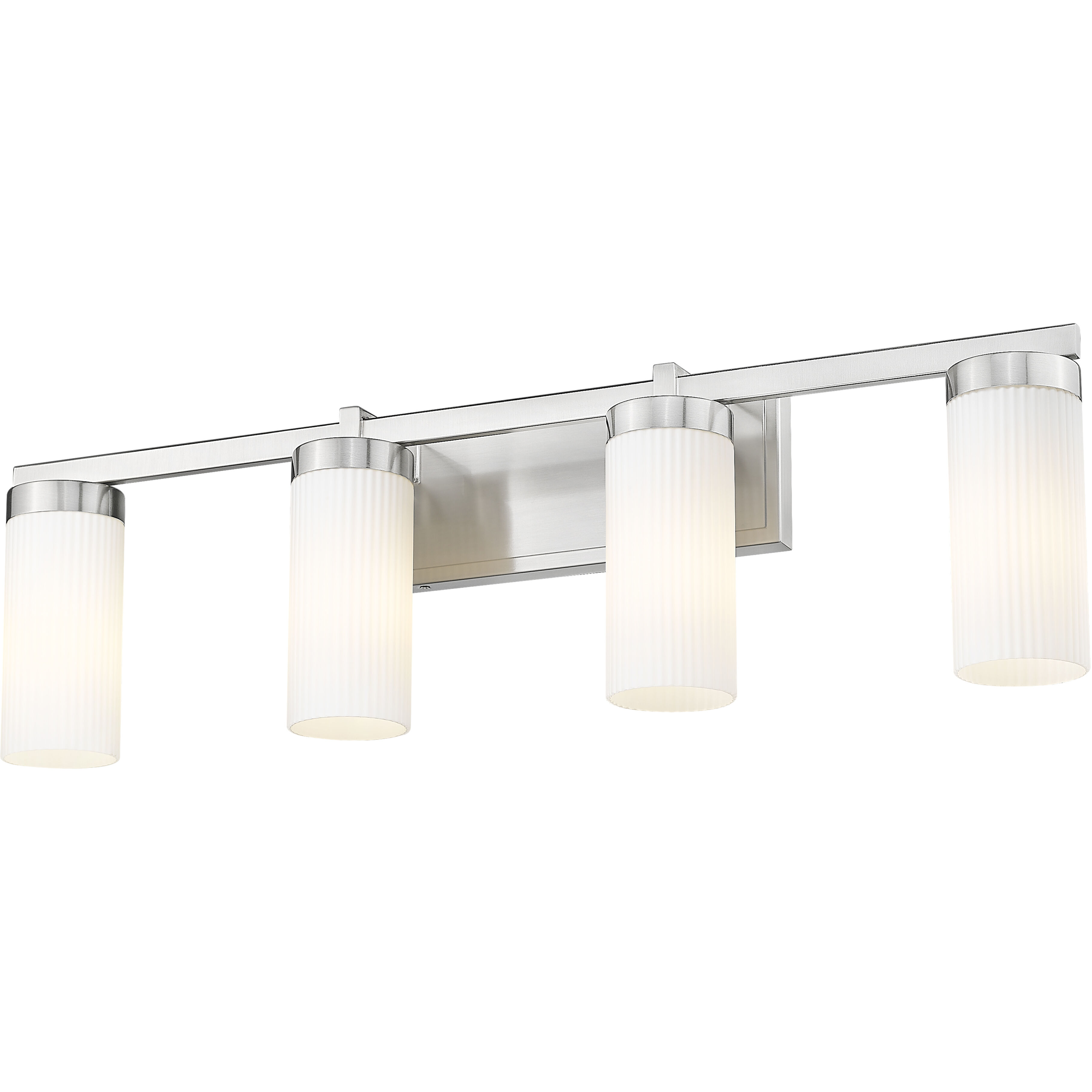 Danica 4 Light 29.5 inch Brushed Nickel Bath Vanity Light Wall Light