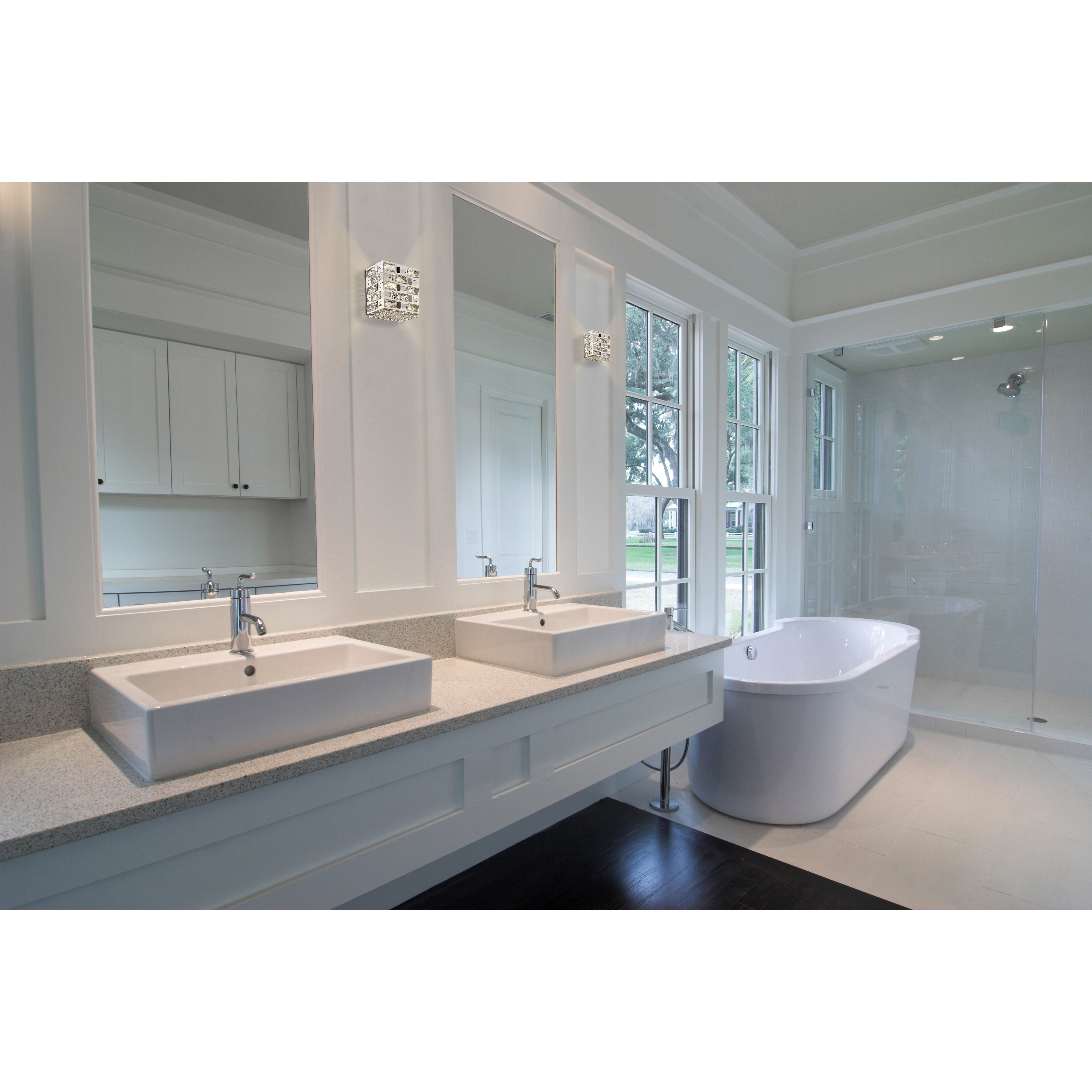 Aludra LED 8 inch Chrome Wall Sconce Wall Light