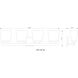 Astor 4 Light 29 inch Matte Black Vanity Wall Light