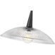Lunelle 1 Light 18 inch Matte Black Pendant Ceiling Light