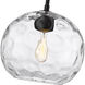 Chloe 1 Light 10 inch Matte Black Pendant Ceiling Light