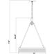 Quinn LED 32 inch Satin Nickel Pendant Ceiling Light