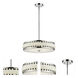 Sevier LED 20 inch Chrome Chandelier Ceiling Light