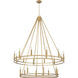 Dennison 20 Light 47.5 inch Signature Brass Chandelier Ceiling Light