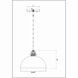 Landry 1 Light 14 inch Matte White and Brushed Nickel Pendant Ceiling Light