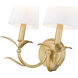 Aslin Wall Sconce Wall Light in Gold Leaf