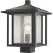 Aspen 1 Light 15 inch Black Outdoor Post Mount Fixture