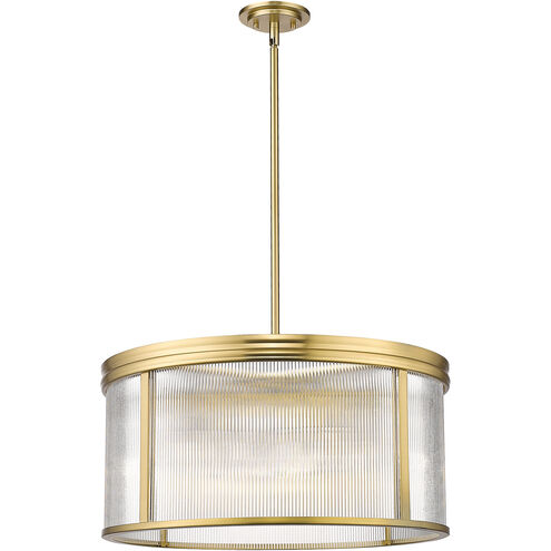 Carnaby 6 Light 24.25 inch Modern Gold Chandelier Ceiling Light