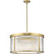 Carnaby 6 Light 24.25 inch Modern Gold Chandelier Ceiling Light