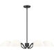 Breton 6 Light 39 inch Matte Black Chandelier Ceiling Light