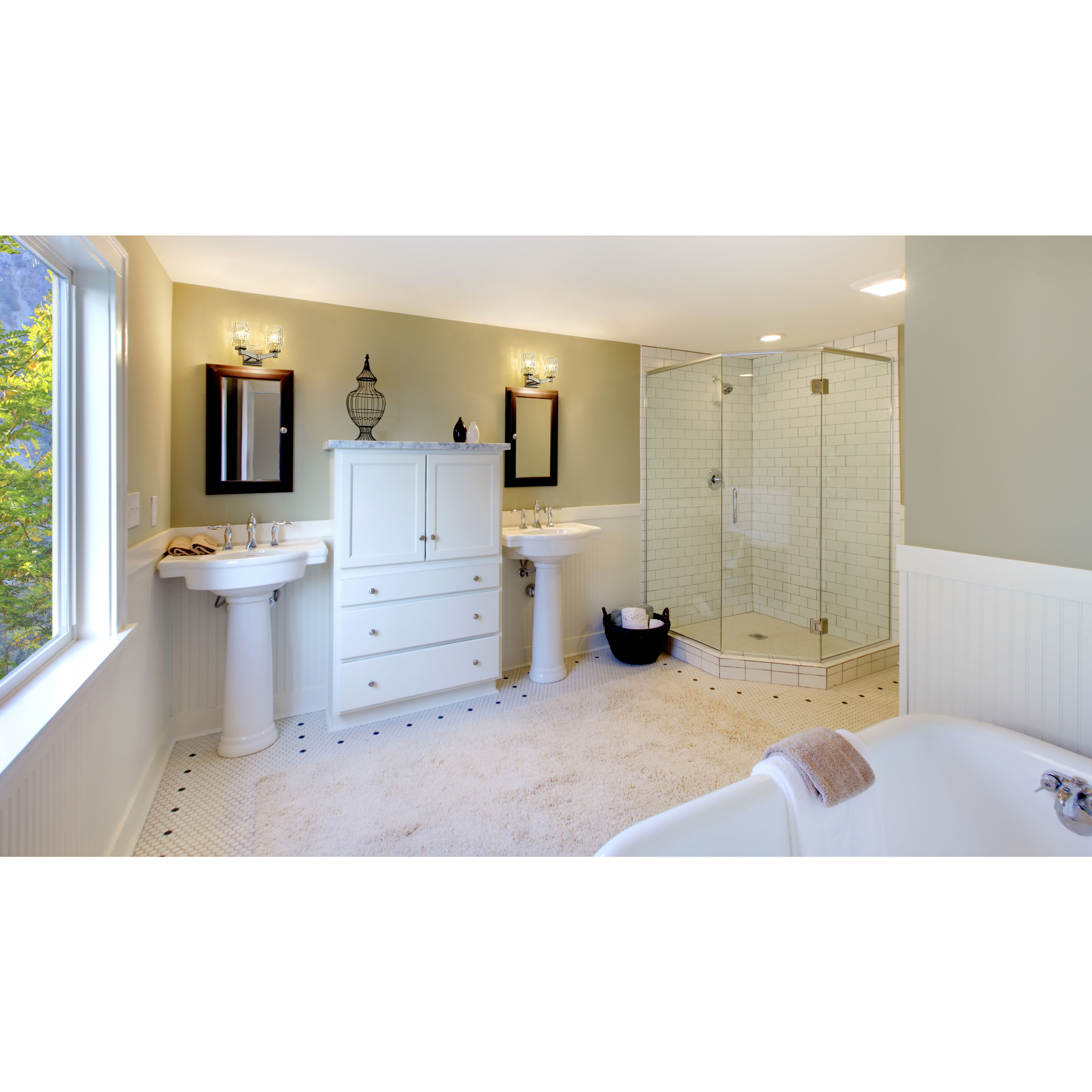 Aubrey 2 Light 13.5 inch Brushed Nickel Vanity Wall Light