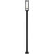 Dunbroch 1 Light 120.25 inch Black Outdoor Post Mounted Fixture