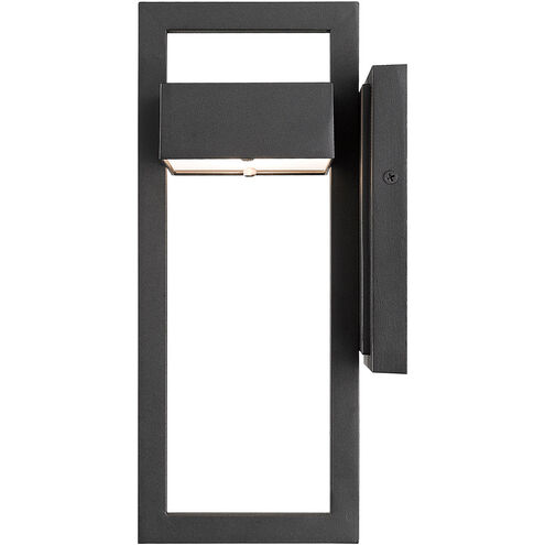 Luttrel LED 11.75 inch Black Outdoor Wall Light