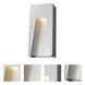 Millenial LED 13.25 inch Silver Outdoor Wall Light