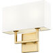 Saxon Wall Sconce Wall Light in Olde Brass