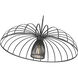 Valencia 1 Light 24 inch Matte Black Pendant Ceiling Light