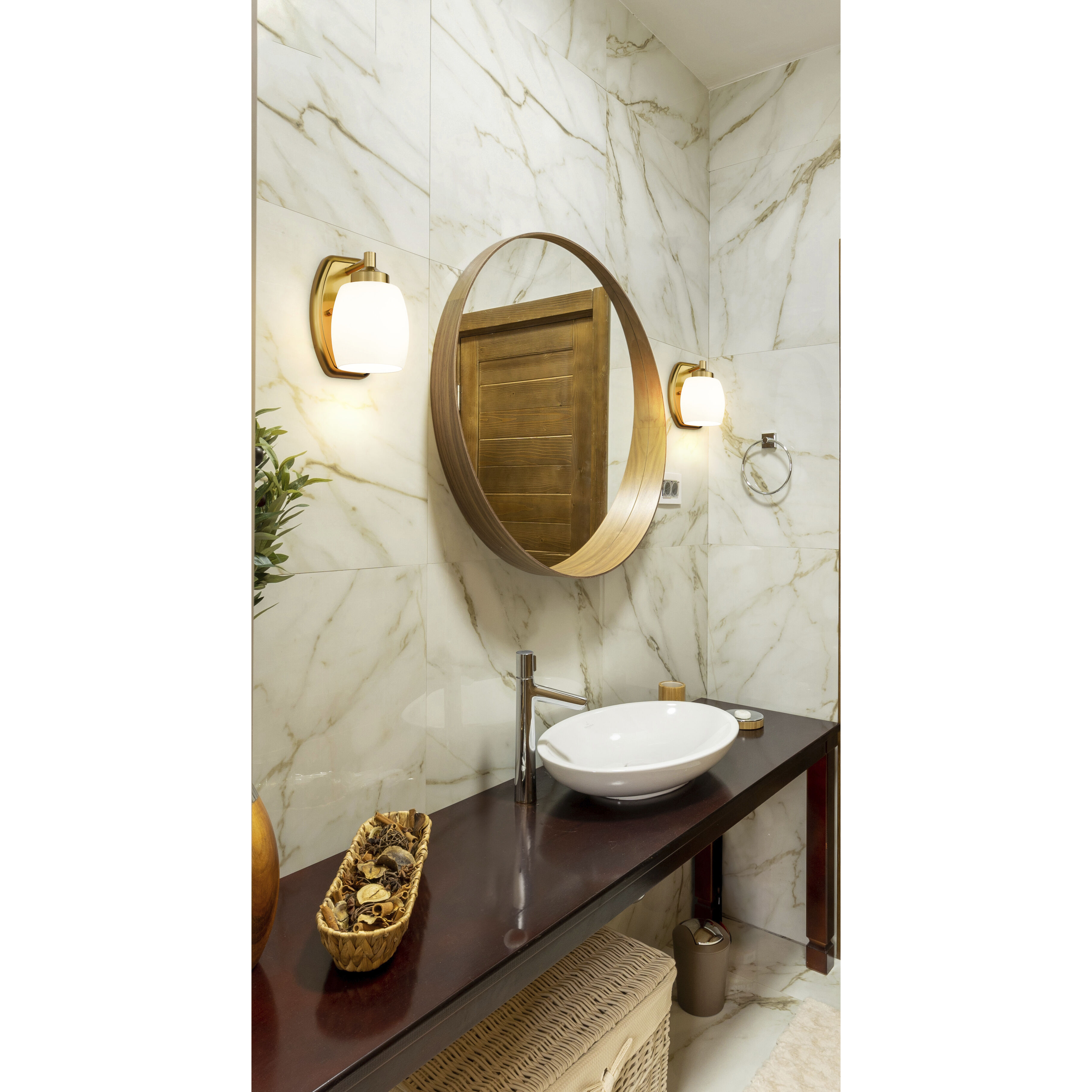 Kendrick 1 Light 4.75 inch Luxe Gold Wall Sconce Wall Light