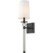 Mia 1 Light 5.5 inch Matte Black Wall Sconce Wall Light