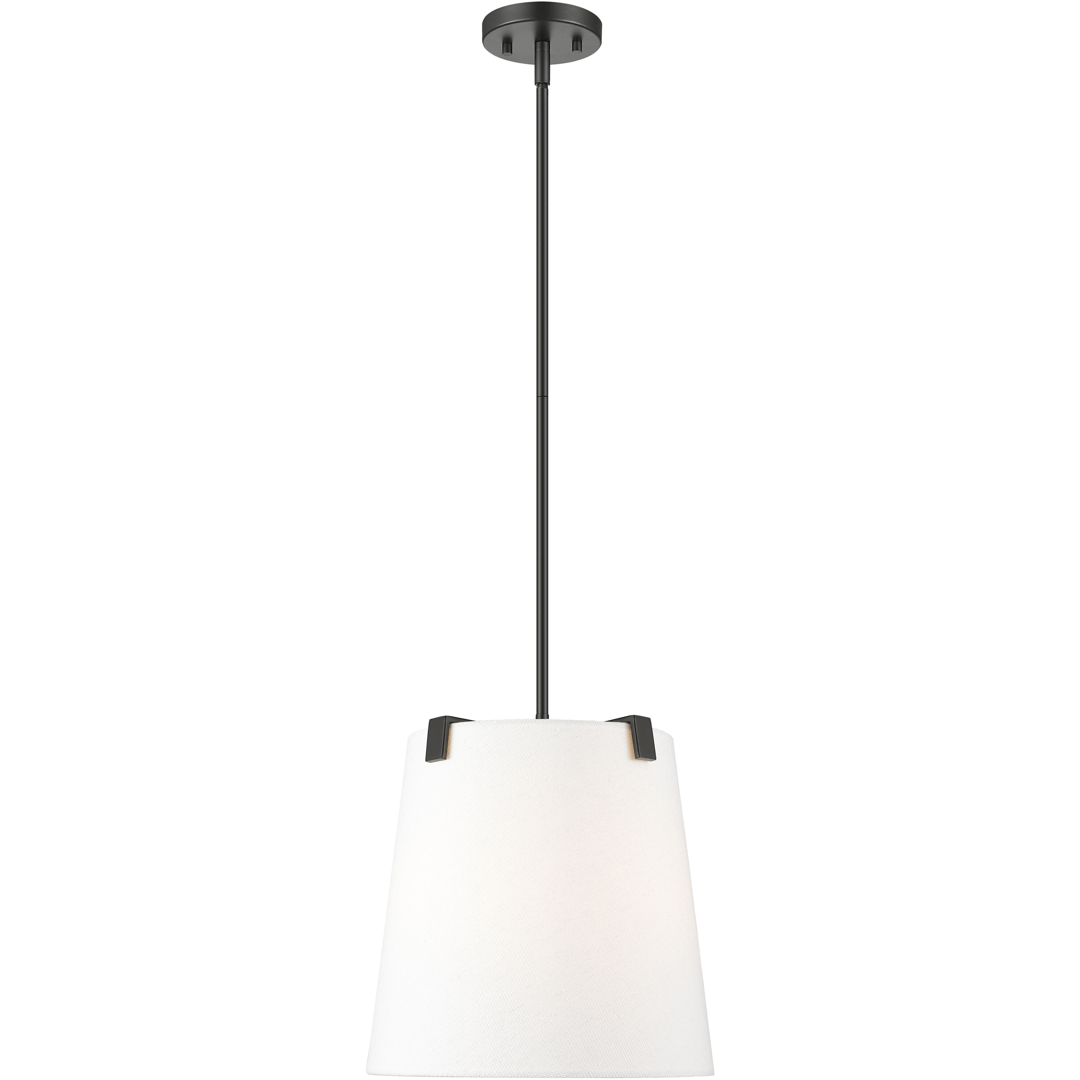 Weston 3 Light 13 inch Matte Black Pendant Ceiling Light
