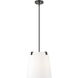 Weston 3 Light 13 inch Matte Black Pendant Ceiling Light