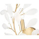 Claudine 1 Light 10 inch Modern Gold Wall Sconce Wall Light