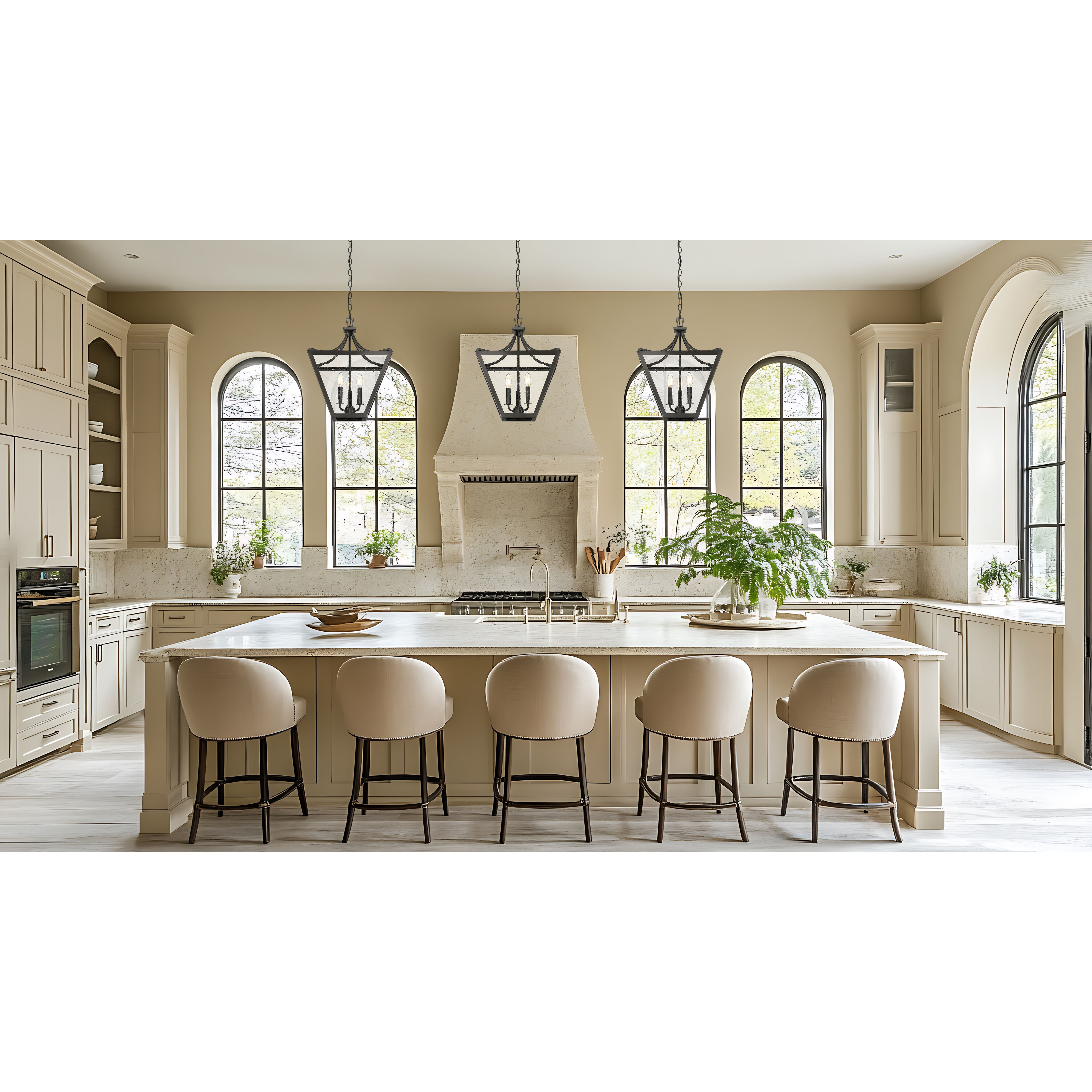 Montalcino 3 Light 16 inch Iron Ore Chandelier Ceiling Light