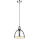 Sawyer 1 Light 8.25 inch Chrome Pendant Ceiling Light