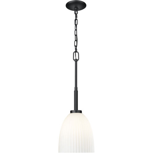 Naya 1 Light 8 inch Matte Black Pendant Ceiling Light