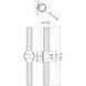 Warwick LED 25.25 inch Brushed Nickel Bathroom Vanity Wall Light