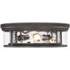 Clarion 4 Light 20.75 inch Bronze Flush Mount Ceiling Light