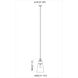Wentworth 1 Light 11.5 inch Brushed Nickel Pendant Ceiling Light