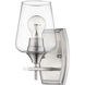 Joliet 1 Light 5 inch Brushed Nickel Wall Sconce Wall Light