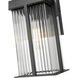 Fortis 1 Light 13 inch Sand Black Outdoor Wall Light