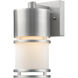 Luminata Outdoor Wall Light in Brushed Aluminum