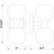 Artemis 2 Light 6.5 inch Chrome Wall Sconce Wall Light