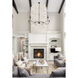Arrington 6 Light 63 inch Matte Black Chandelier Ceiling Light