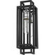 Titania 1 Light 4.75 inch Black and Chrome Wall Sconce Wall Light