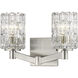 Aubrey 2 Light 13.5 inch Brushed Nickel Vanity Wall Light