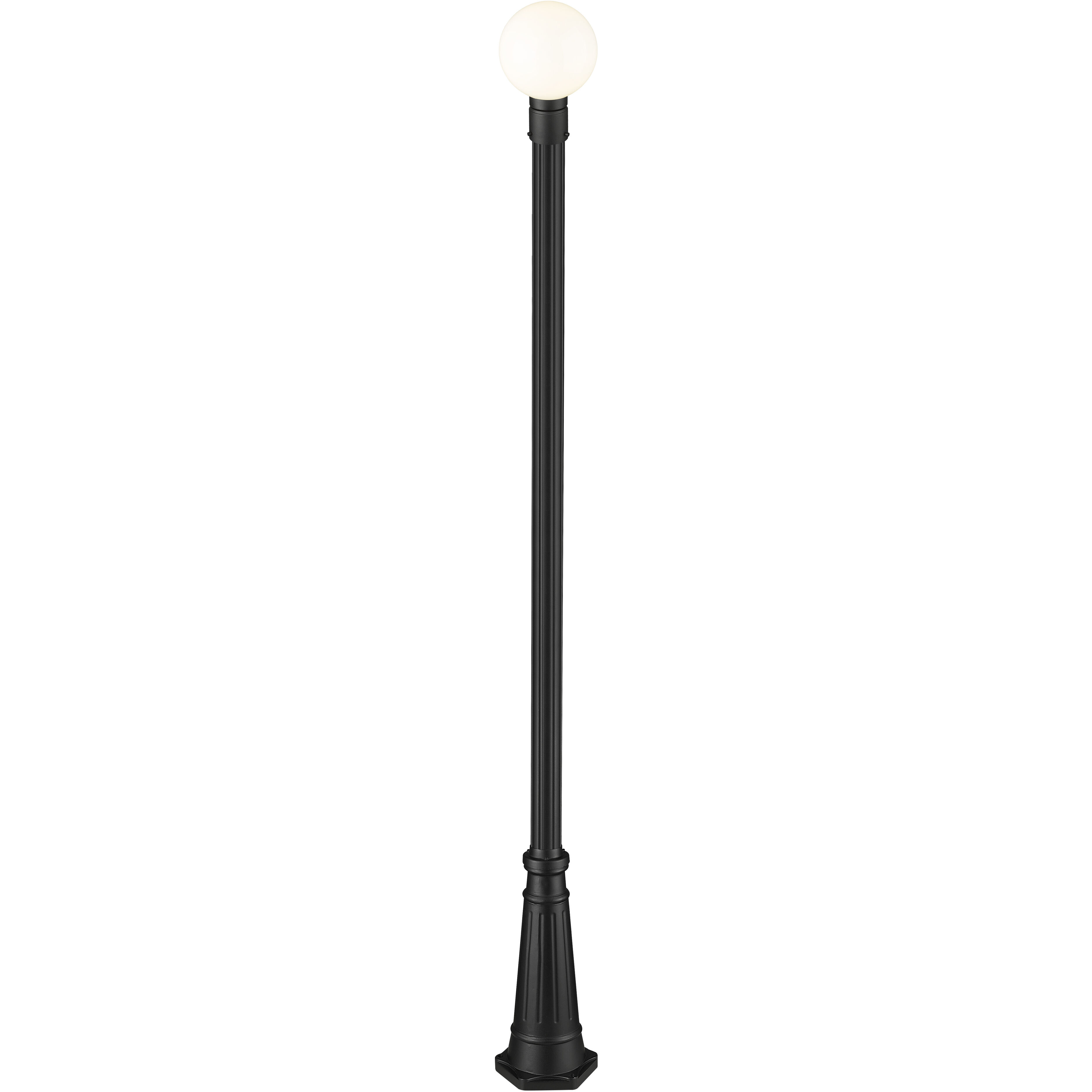 Laurent 1 Light 105.5 inch Black Outdoor Post Mounted Fixture
