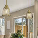 Burren 1 Light 8.75 inch Heritage Brass Pendant Ceiling Light