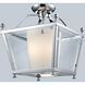 Ashbury 3 Light 12.25 inch Chrome Semi Flush Mount Ceiling Light in 10.14