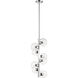 Marquee 8 Light 14 inch Chrome Chandelier Ceiling Light