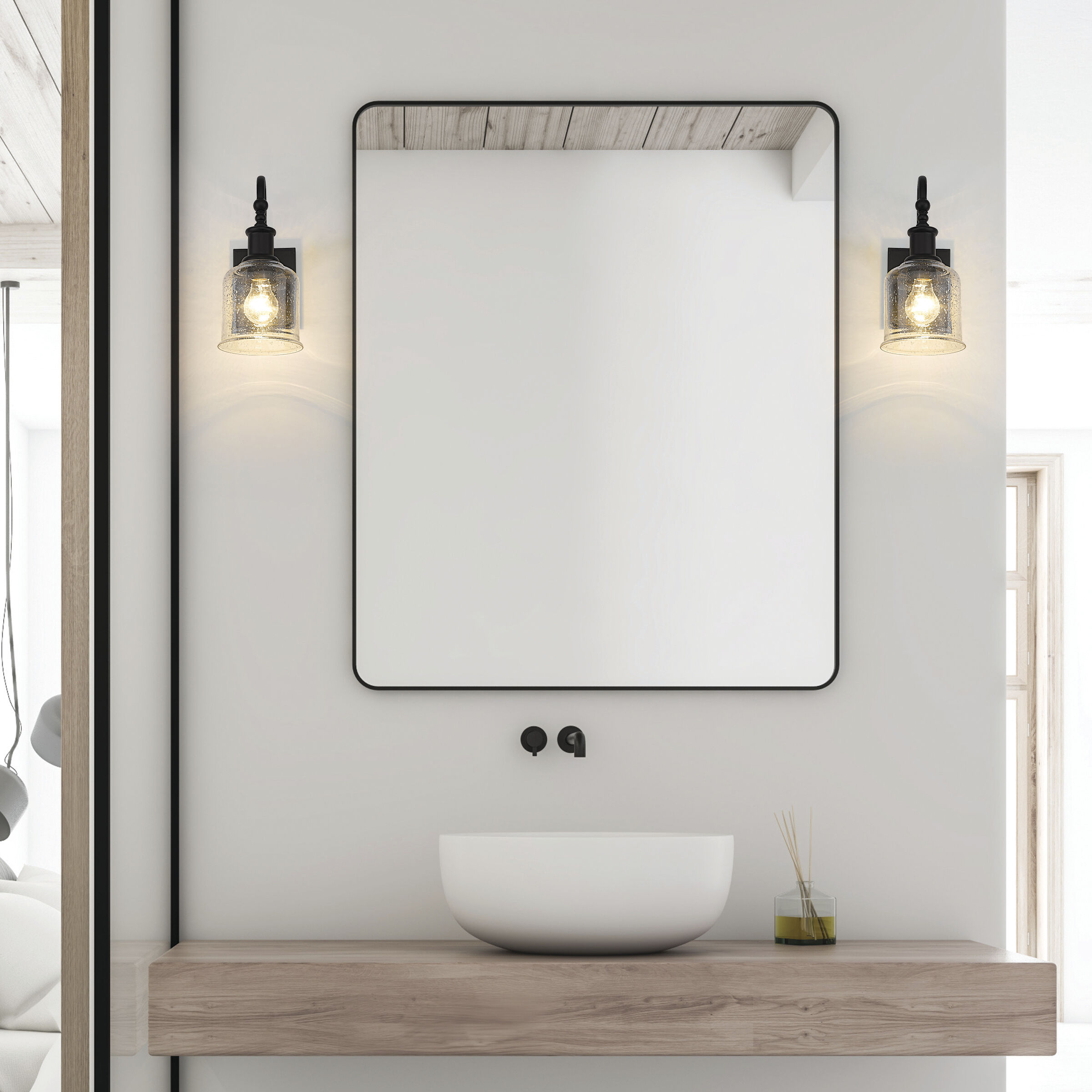 Bryant 1 Light 5.5 inch Matte Black Wall Sconce Wall Light