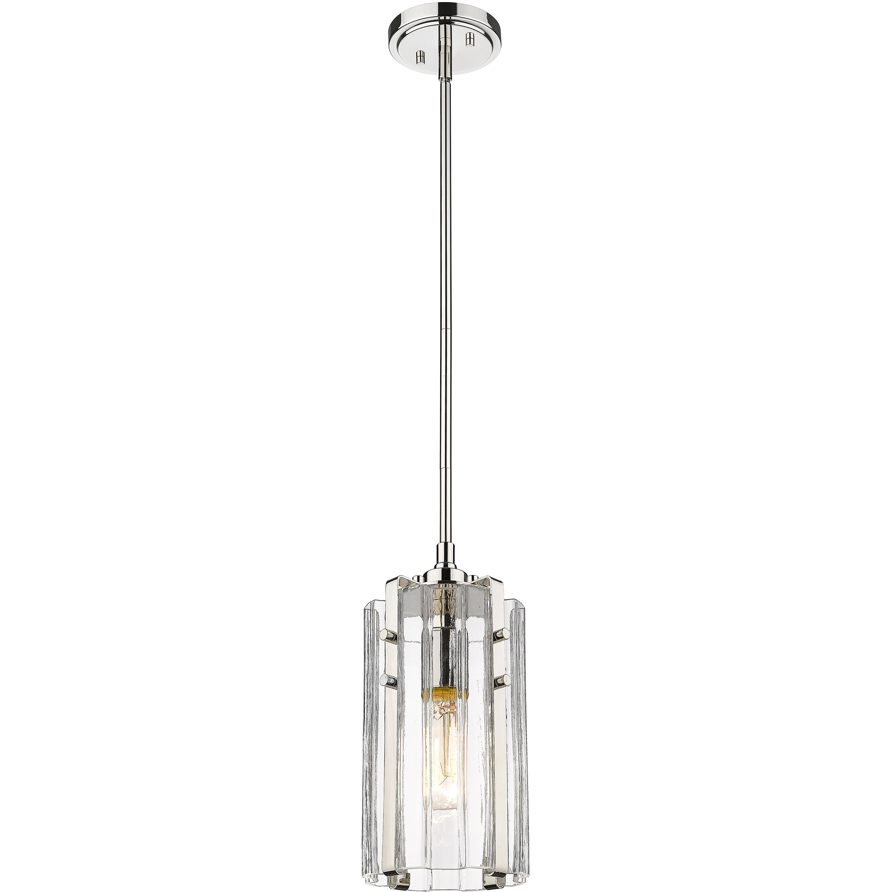 Alverton 1 Light 5.5 inch Polished Nickel Pendant Ceiling Light