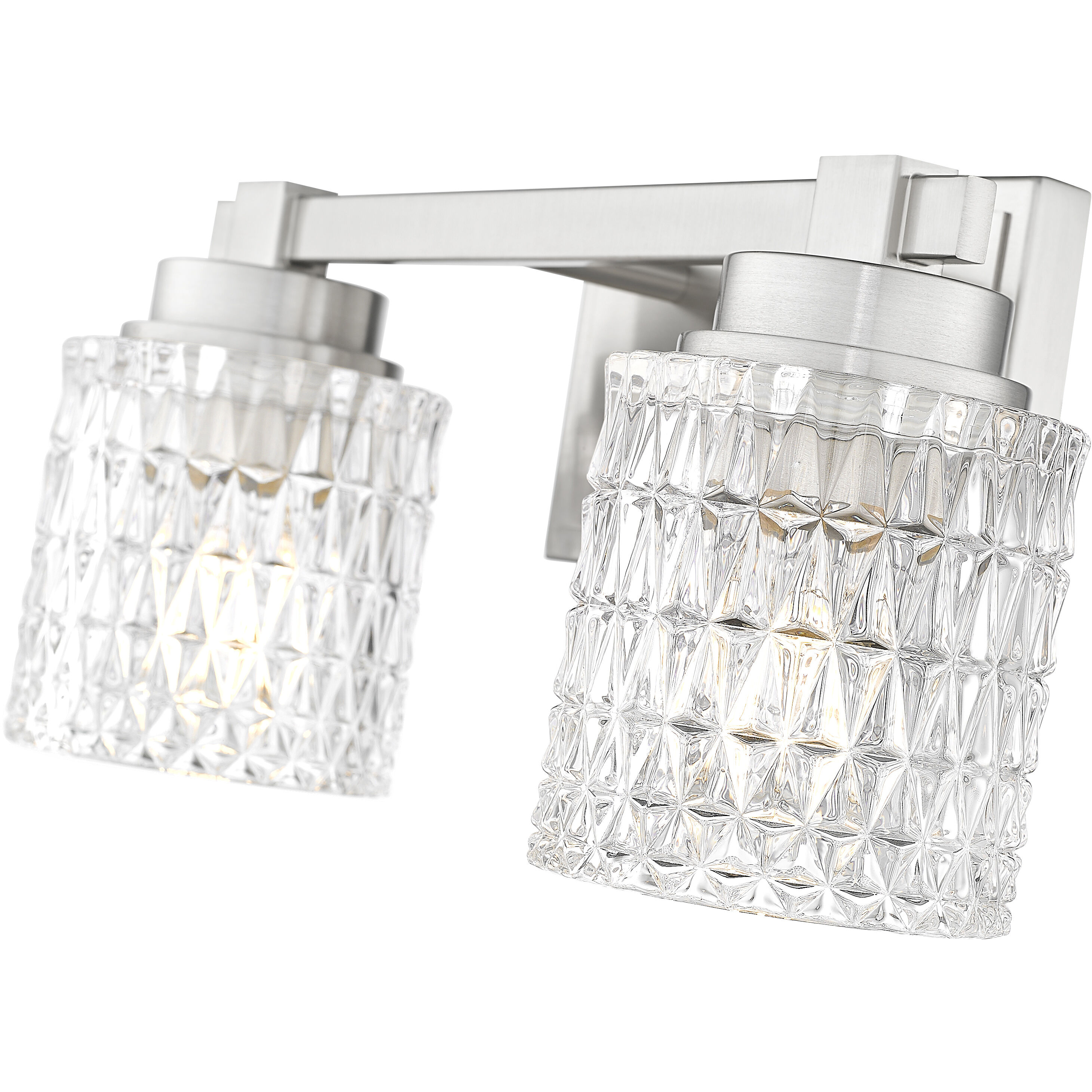 Jacqueline Vanity Wall Light in Brushed Nickel